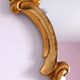 Miroir en bois doré style baroque