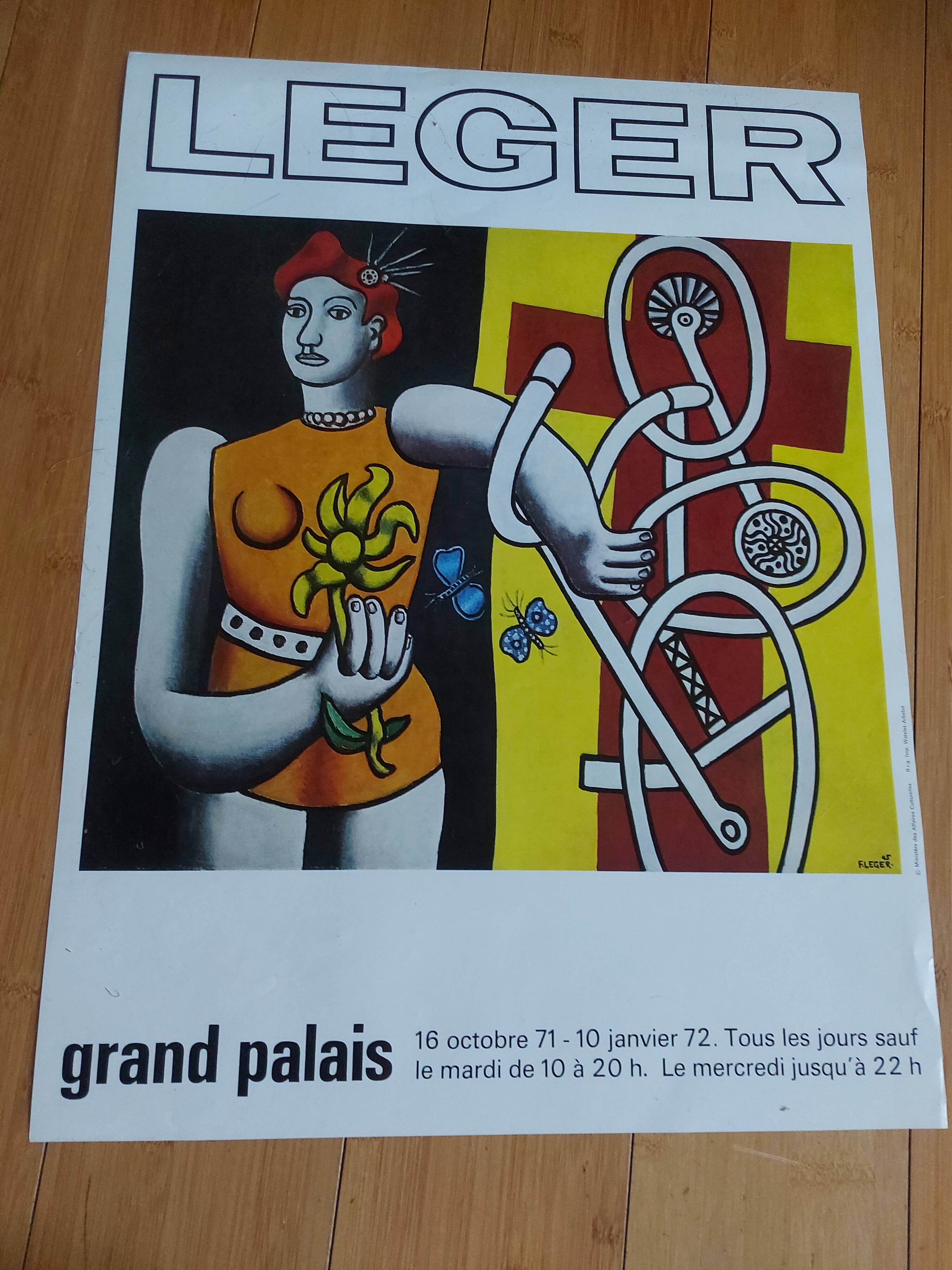 Affiche Fernand Léger, grand palais