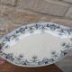 Ceramic dish with arabesque and flower decorations E. Bourgeois Terre de Fer