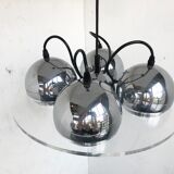 Seventies globe hang lamp