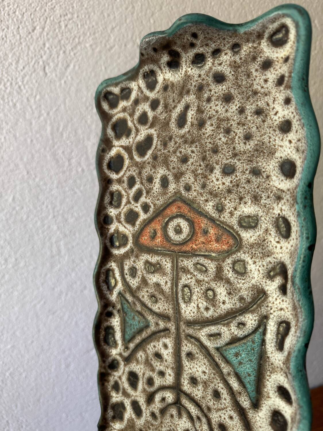 Marius Bessone Vallauris ceramic dish from the 50s