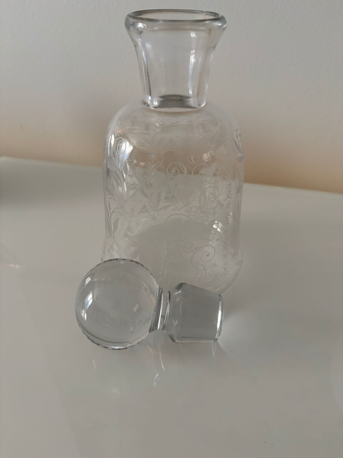 crystal liqueur carafe,
