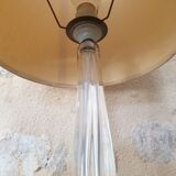 Crystal lamp signed Daum