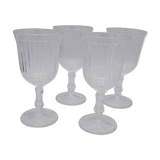Series of 4 stemware