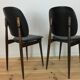 Chaise Pégase par Baumann noire