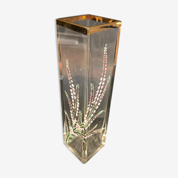Art Nouveau crystal vase