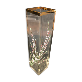 Art Nouveau crystal vase