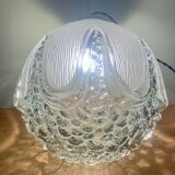 Baladeuse globe vintage en verre XL