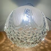 Baladeuse globe vintage en verre XL