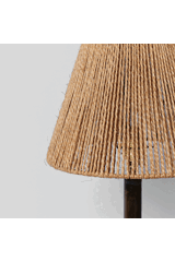 Bamboo table lamp, 1970s.