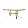 Travertine coffee table, Italy, 1980