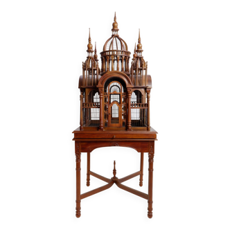 Wooden birdcage, 20th century