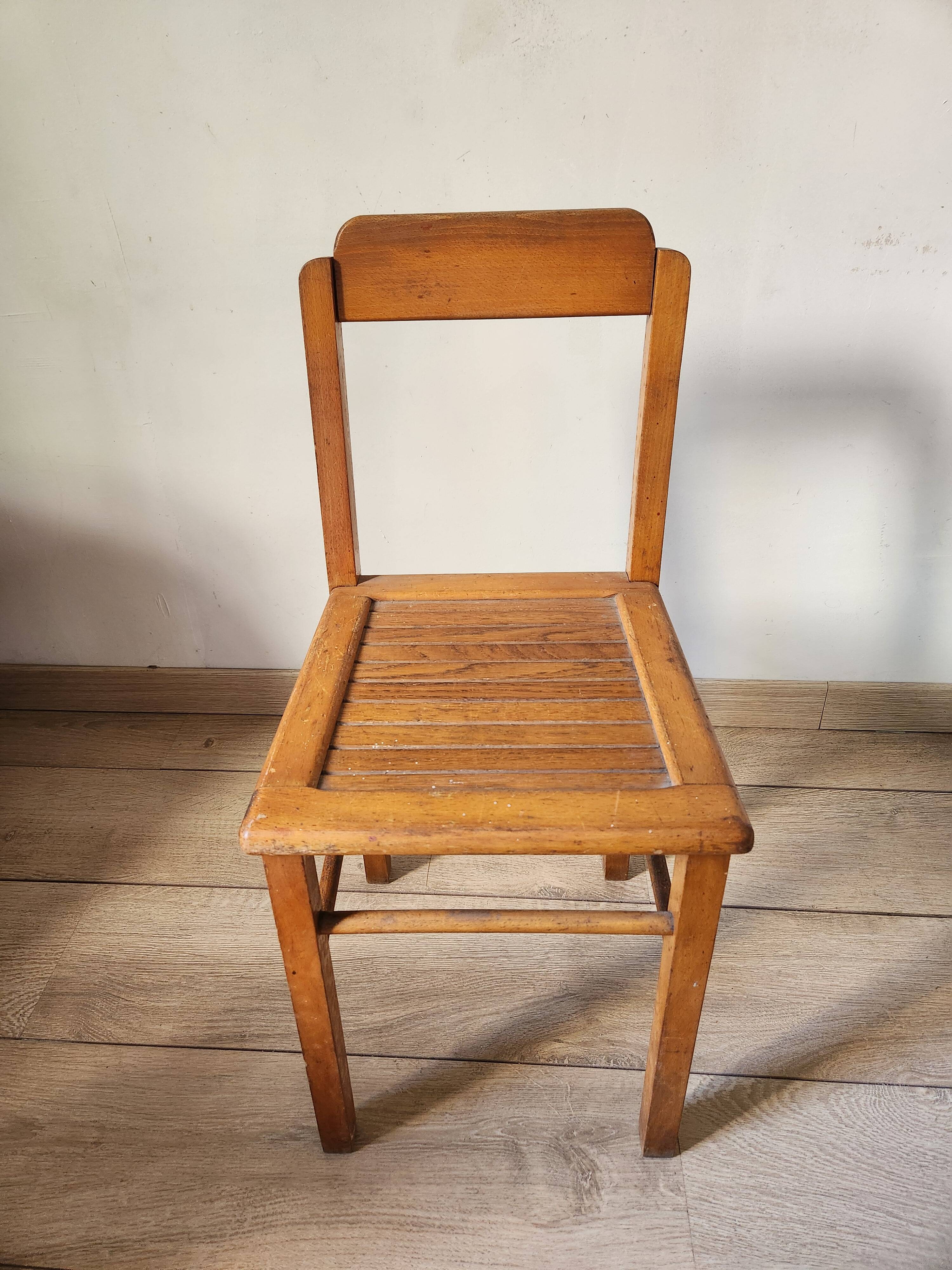 Vintage wooden children's chair