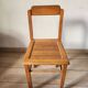Chaise enfant vintage en bois