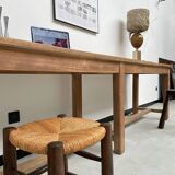 Oak console farm table 3m