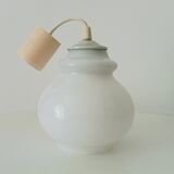 Vintage opaline pendant lamp