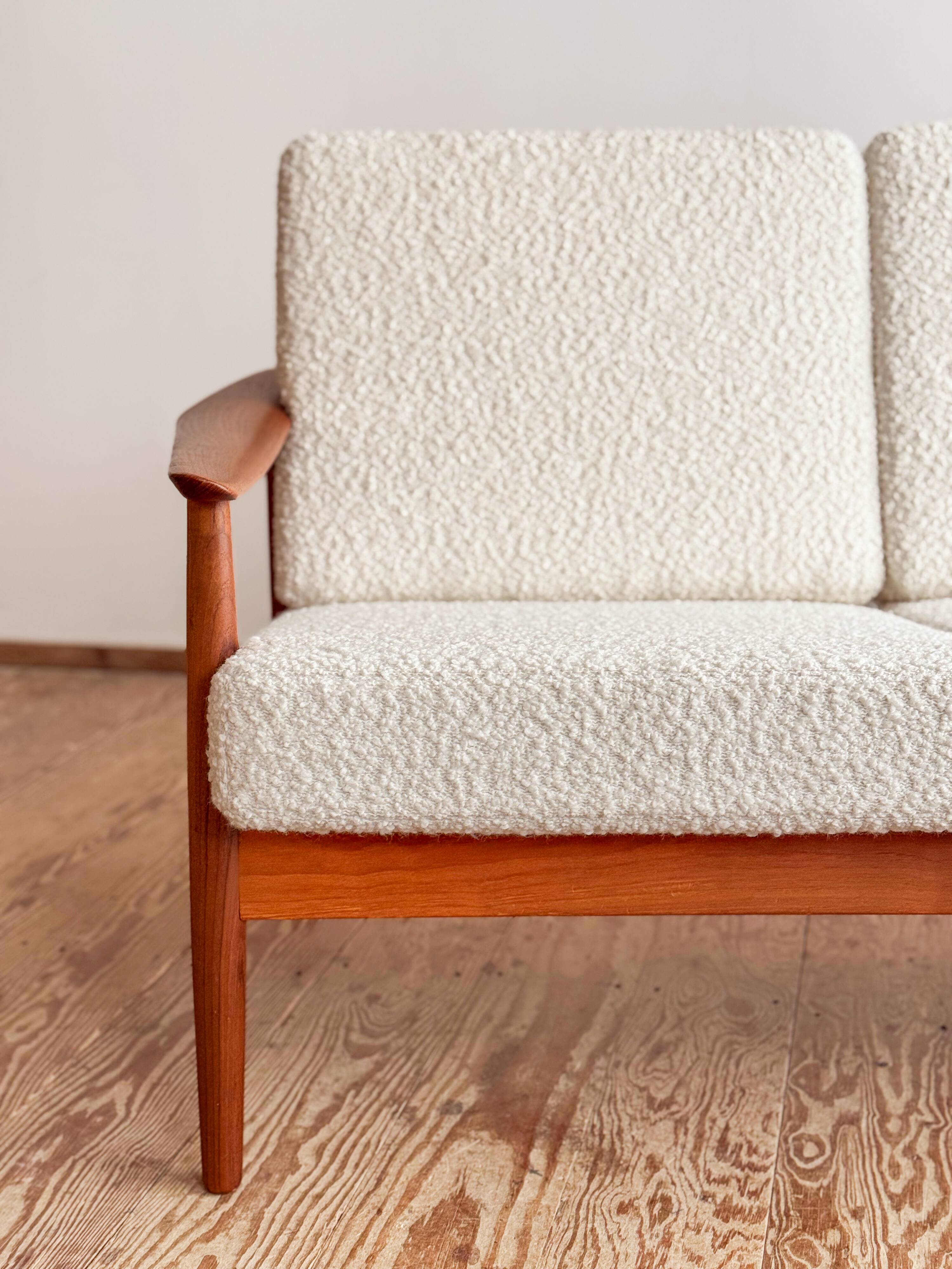 Canapé 3 places Arne Vodder modèle FD164 pour France & Son, Danemark