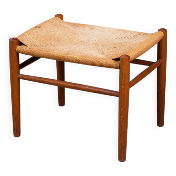 Tabouret Mid-Century par Jørgen Bækmark pour FDB, Danemark, 1960s
