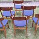 Mid century set of 6 teak dining chairs by Farstrup, Denmark 1960s