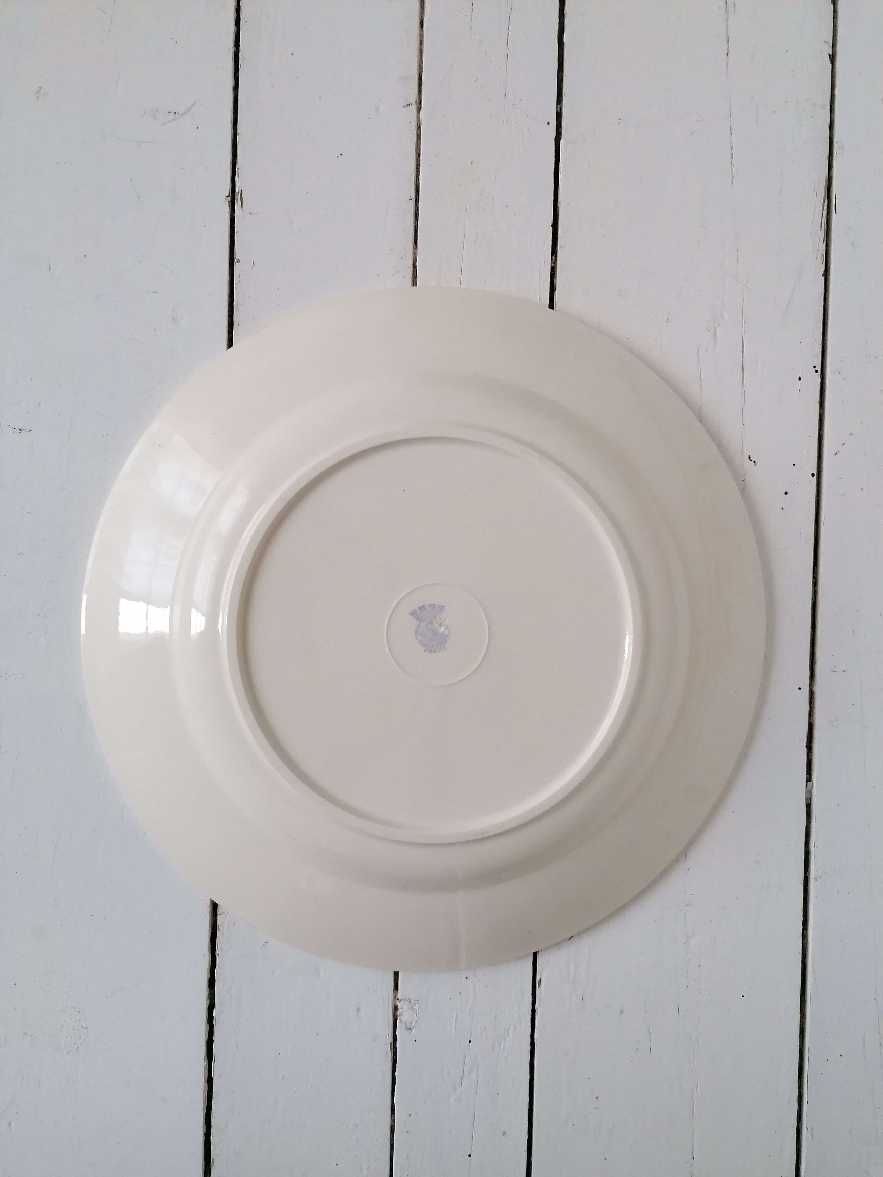 Badonviller earthenware round dish