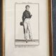 Gravure de mode - costume parisien