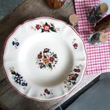 Lot 10 assiettes creuses sarreguemines marly