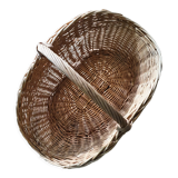 Vintage wicker log basket