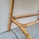 1950 vintage rattan dressing table with sun mirror