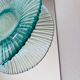 Coupe en verre recyclé ondulé