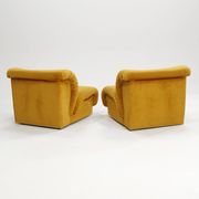 Pair of Tiffany Doimo Salotti lounge chairs, 1970s