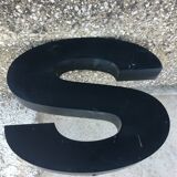 Vintage metal sign letter