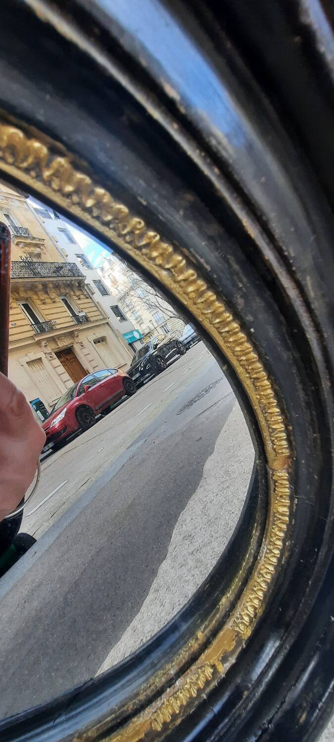 Napoleon III oval mirror