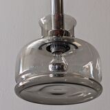 Smoked glass suspension from the 60s/70s by Limburg