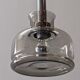 Suspension en verre fumé des années 60/70 par Limburg