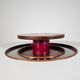 Dining table in walnut, laminate and steel by Silvio Coppola for Bernini, Italy.