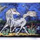 Vintage Libertas ceramic wall plaque, San Marino 1950s