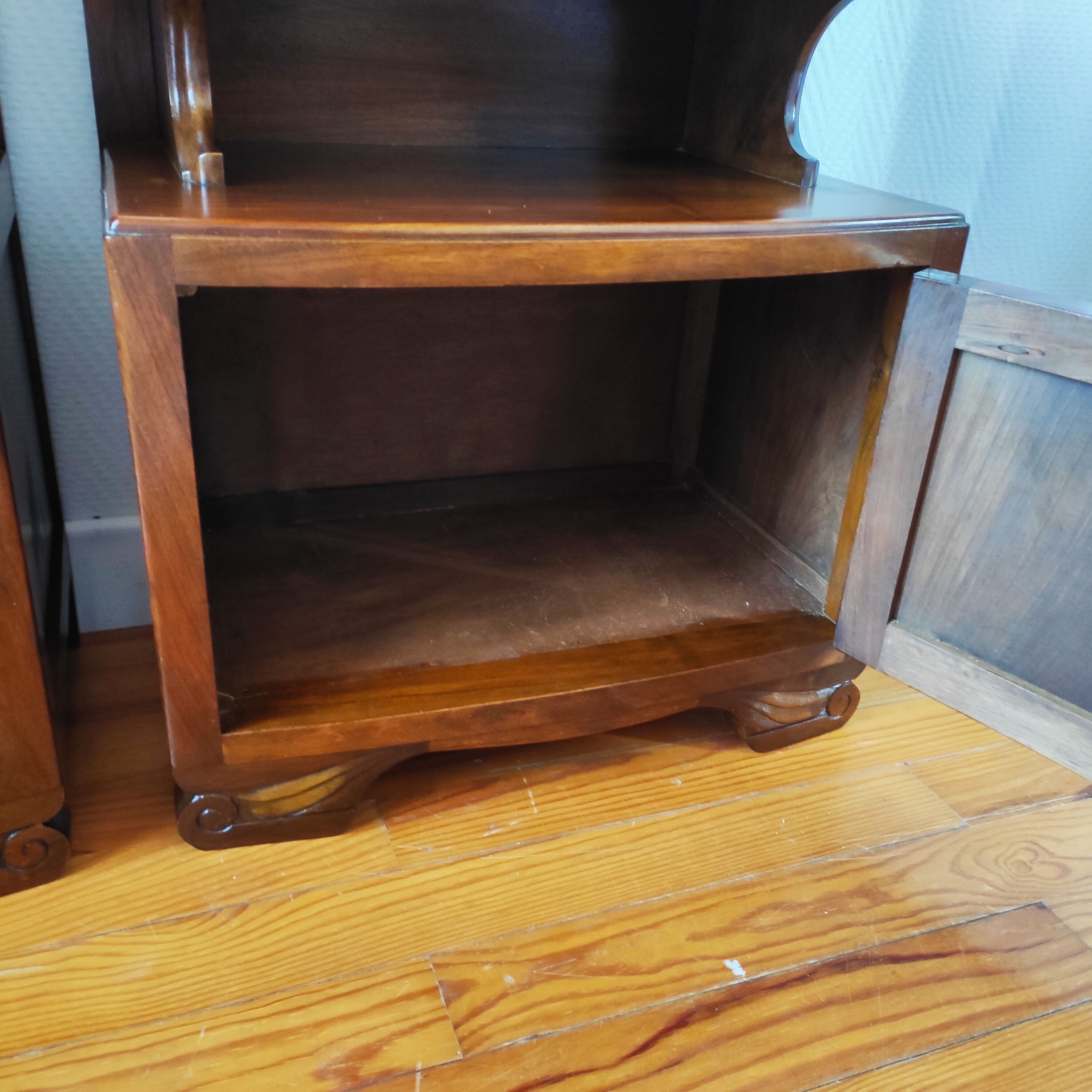 Pair of art deco bedside tables