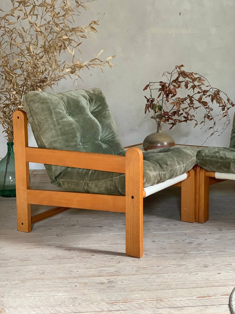 Canapé banquette modulable 3 places vintage