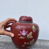 Chinese cloisonne ginger jar