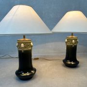 2x Art Nouveau (Fives-Lille) lamps – Gustave De Bruyn