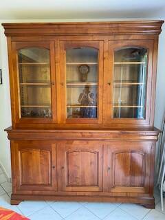 Beech wood buffet library