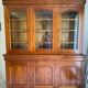 Beech wood buffet library