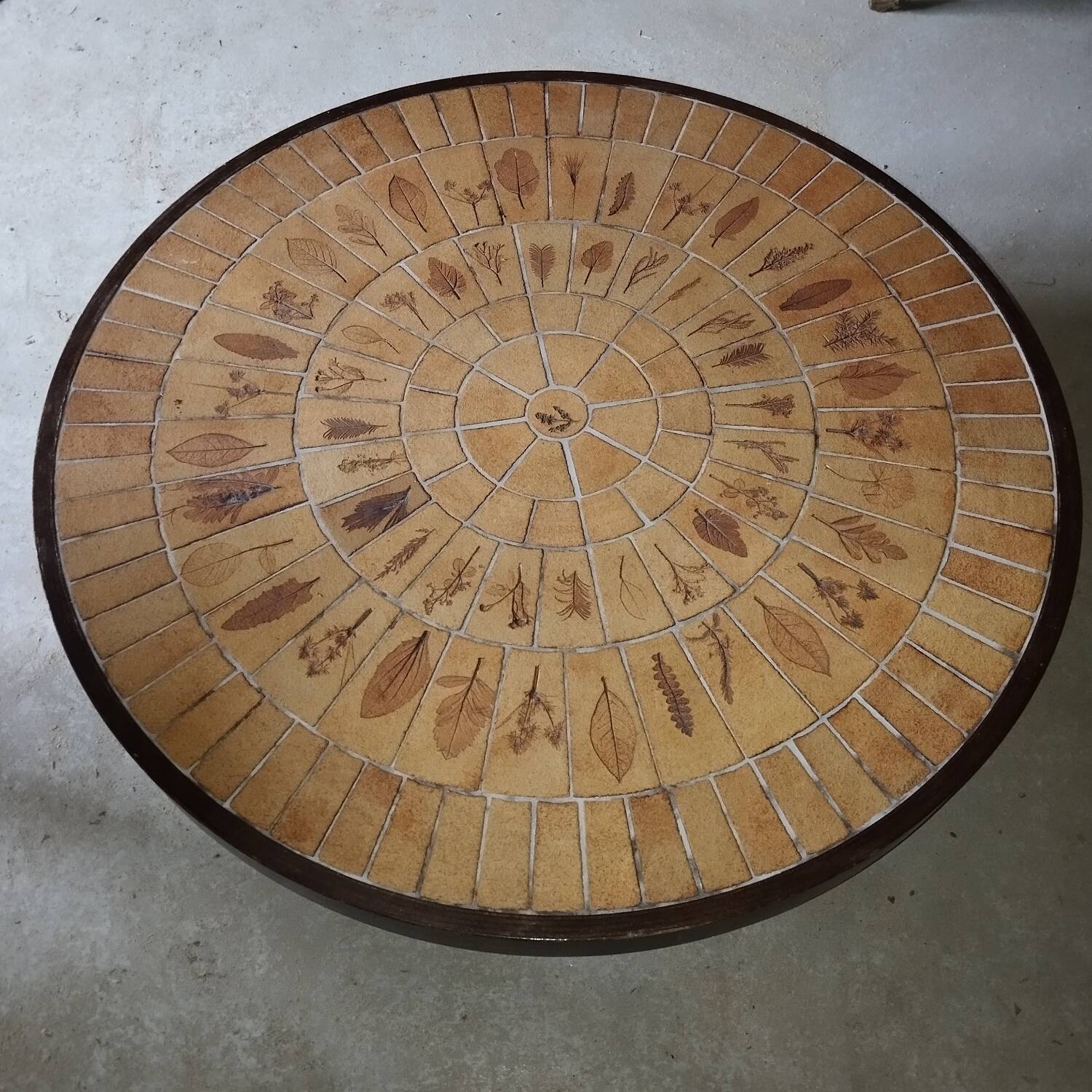 Vallauris Capron ceramic coffee table