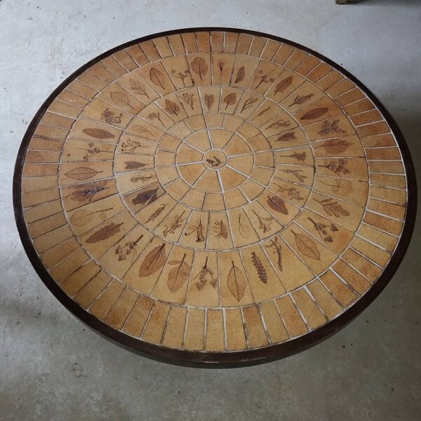 Table basse céramique Vallauris Capron