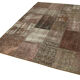 Tapis anatolian vintage 170 cm x 242 cm brown patchwork fait à la main