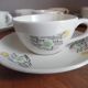 Tasses Gien vintage 1960