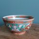 Ancient Chinese ceramic bowl from the 19th century in Bencharong style.