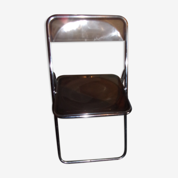 Plexid chrome folding chair 1970