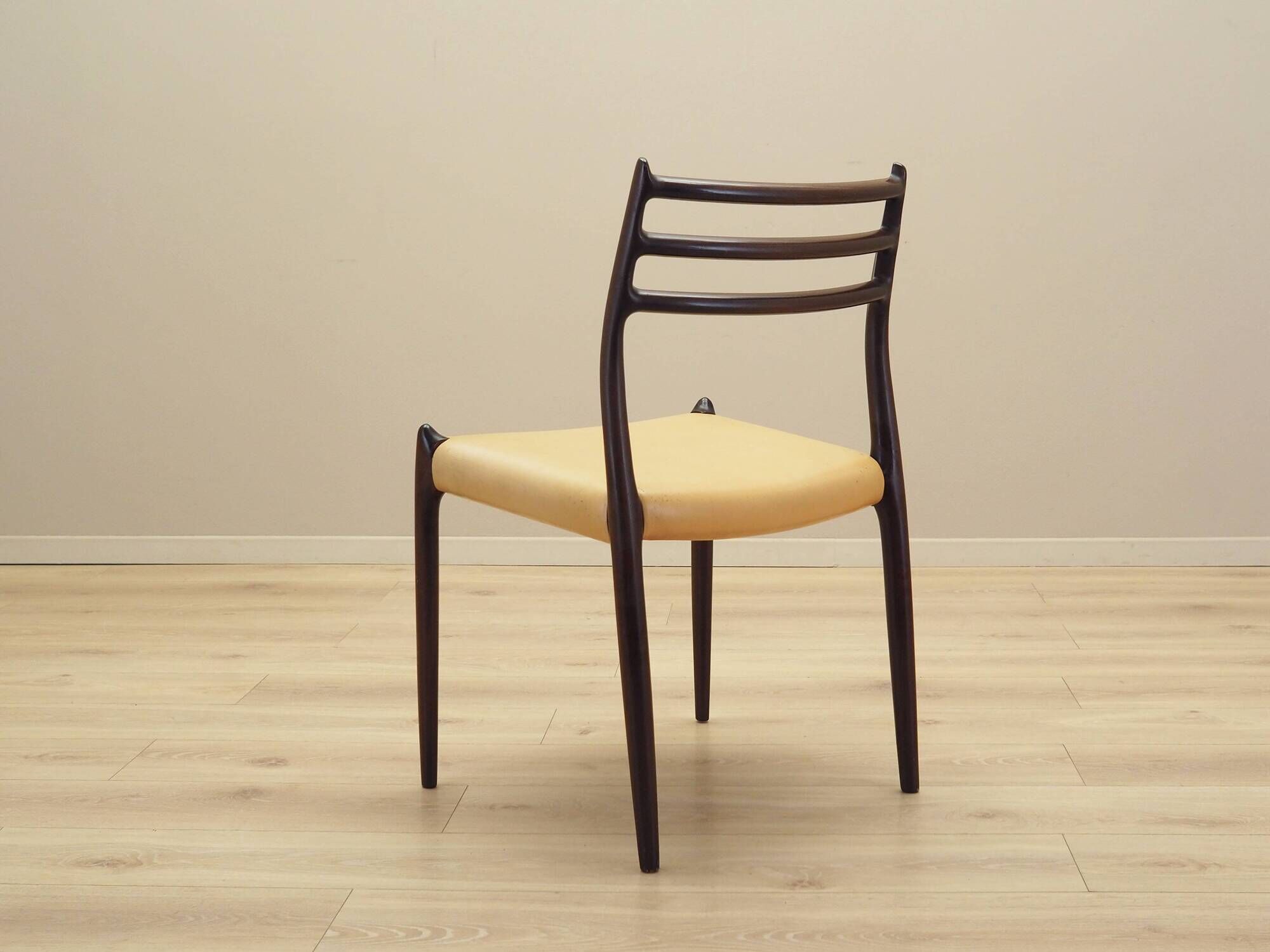 Set of six mahogany chairs, Danish design, 1960s, designer: Niels Otto Møll