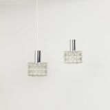 Set bubble glass pendants by Helena Tynell, 1970s